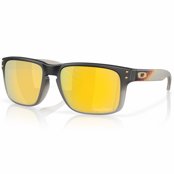 Oakley Holbrook Black Fade W/ Prizm 24K Polarized Lens Troy Lee Designs Collection