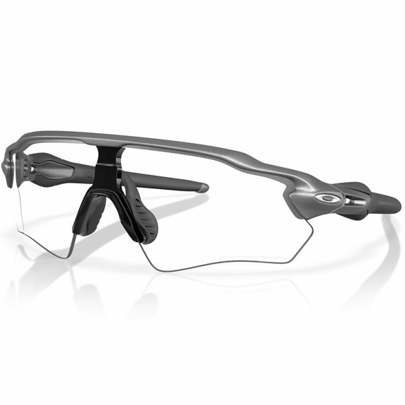 Oakley Radar EV S Path Steel Grey W/ Clear To Black Iridium Photochromic Lens