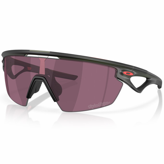 Sphaera Matte Green W/ Prizm Road Black Lens Troy Lee Designs