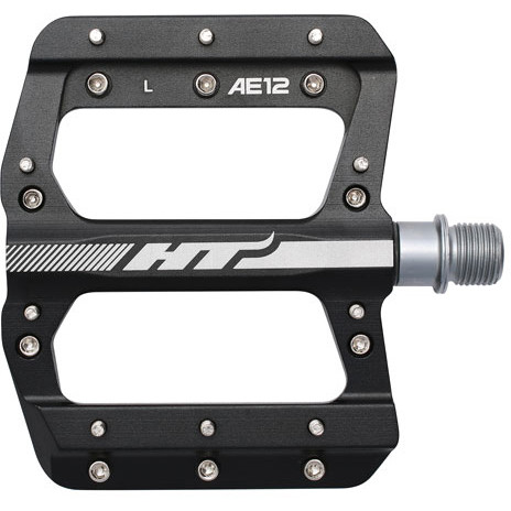 HT Components AE12 Pedals (Alloy / CNC CRMO) - Black