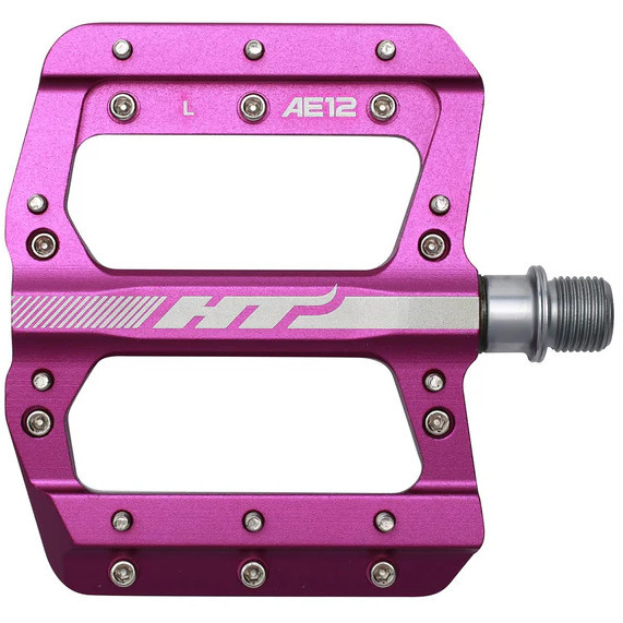 HT Components AE12 Pedals (Alloy / CNC CRMO) - Purple