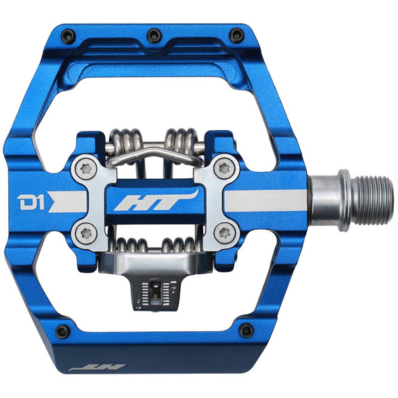 HT Components D1 Pedals (Alloy / CNC CRMO) - Royal Blue