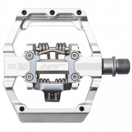 HT Components D1 Pedals (Alloy / CNC CRMO) - Silver