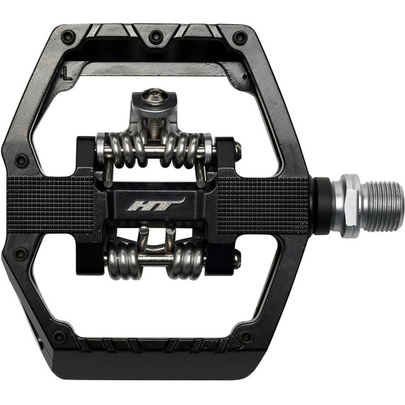 HT Components GD1 Pedals (Alloy / CNC CRMO) - Black