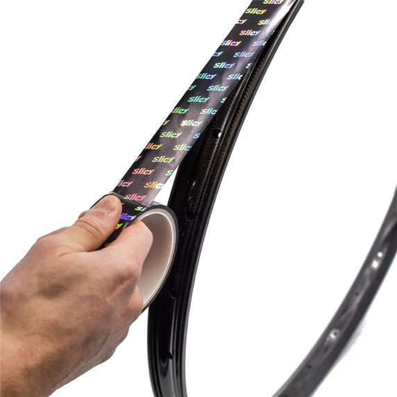 Slicy Sticky Loop  Tubeless Rim Tape Holographic 50m x 26mm