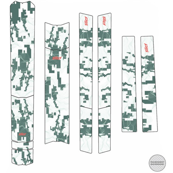 Slicy Sublimistick Bike Protection Gloss Pixel