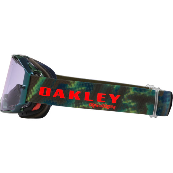 Oakley Airbrake MTB Goggles Troy Lee Designs Pixel W/Prizm Clear Lens