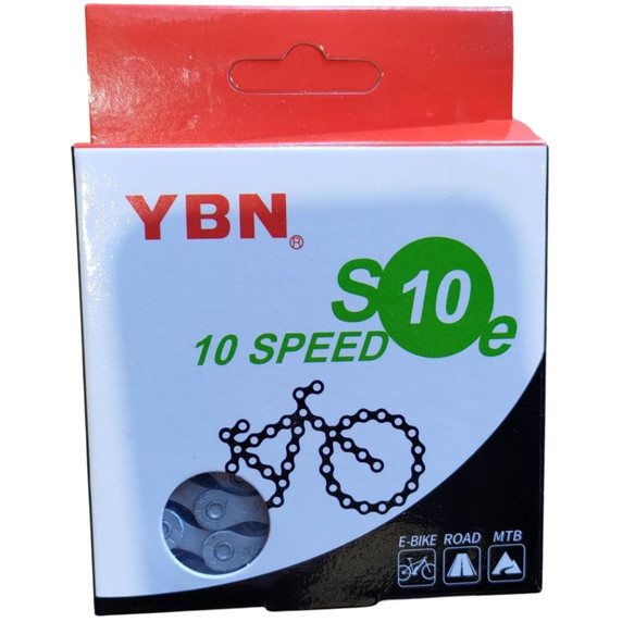 YBN Chain 10 Speed S10RBE E-Bike Rust Buster 136 Link