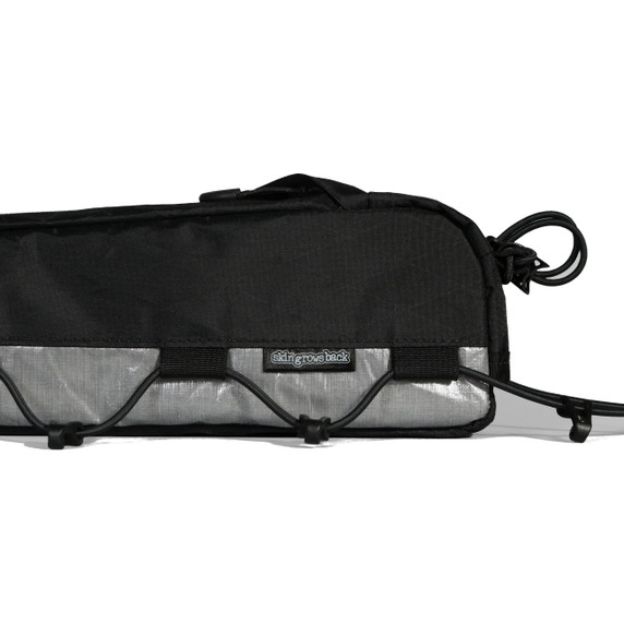 skingrowsback Hot Dog XL Racing Top Tube Bag - Black/Silver