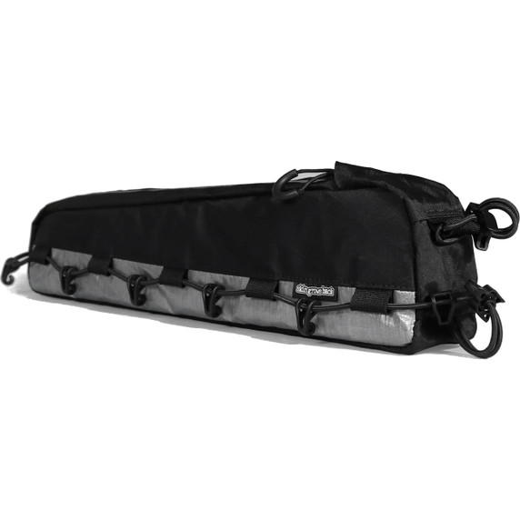 skingrowsback Hot Dog XL Racing Top Tube Bag - Black/Silver