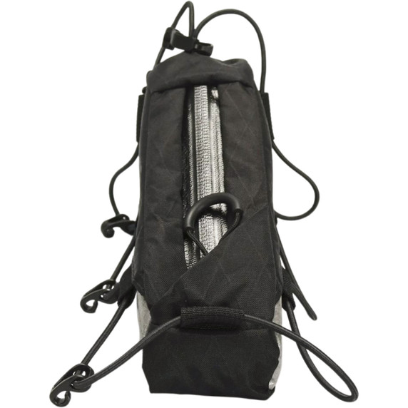 skingrowsback Taquito Racing Rear Top Tube Bag - Black/Silver