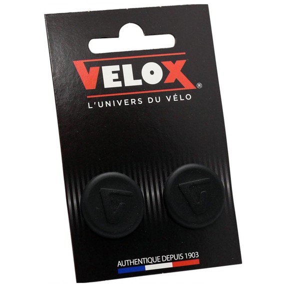 Velox Handlebar Ends  Black 2 Pack