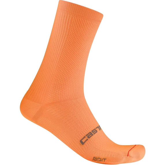 Castelli Espresso 18 Socks Vivid Orange