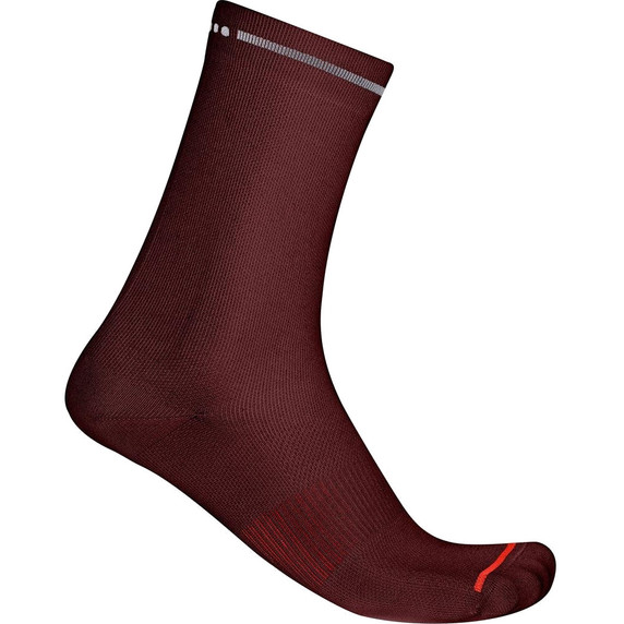 Castelli Premio Evo 18 Socks Deep Bordeaux