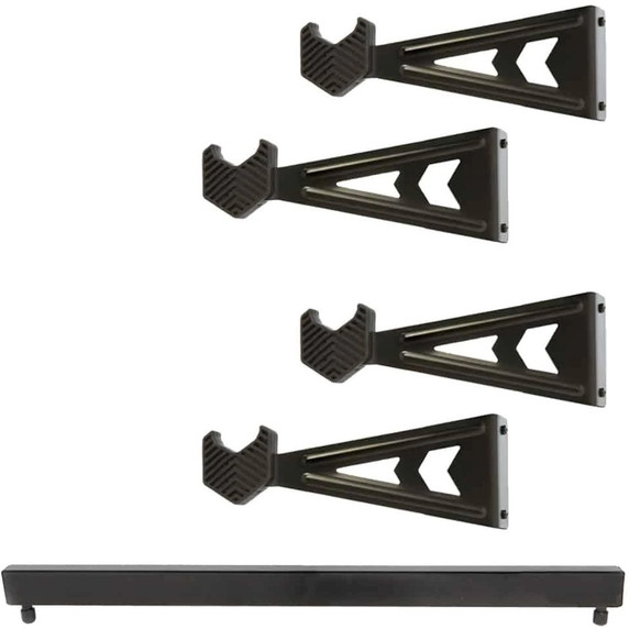 Feedback Velo Cache 4 Bike Column Storage Rack Expansion Kit Black