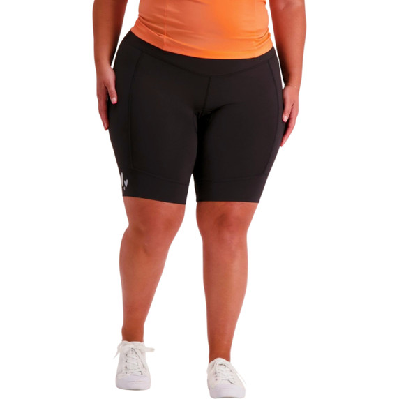 Birds on Bikes Cruiser Womens Padded Short Black