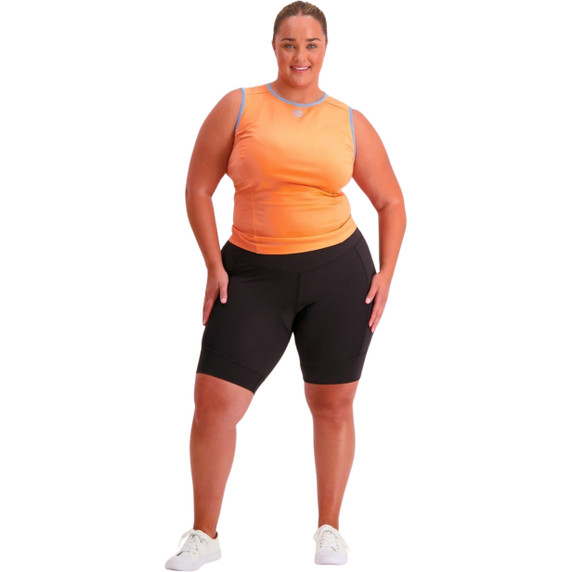 Birds on Bikes Cruiser Womens Padded Short Black