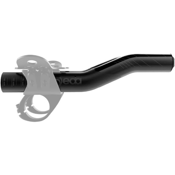 Deda SUPERZERO TT Extensions, S-bend, Aluminium, 24mm, 190 mm length, 24mm riser (1 pair)