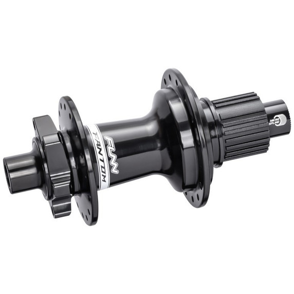 FUNN Fantom 6 Bolt Disc Brake Rear Hub Black Shimano Micro Spline 12x142mm
