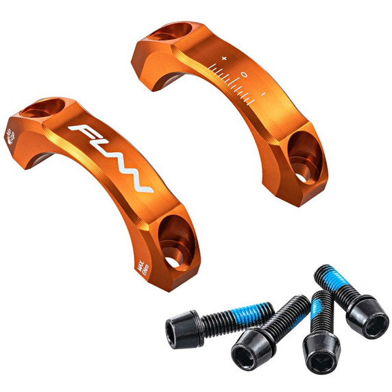 FUNN Stem End Caps / Face Plate Equalizer 31.8mm  Orange