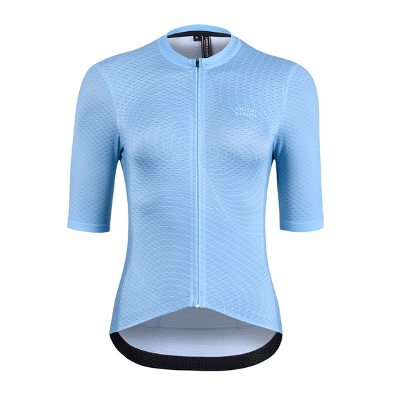Caffeine and Cranks Cerulean Topo Jersey Womens