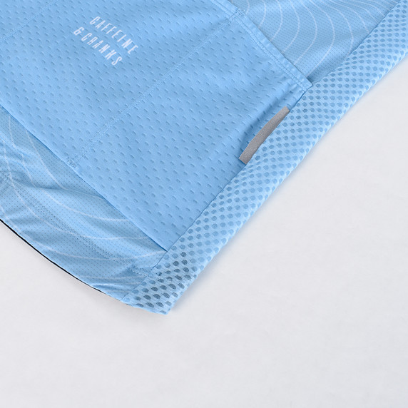 Caffeine and Cranks Cerulean Topo Jersey Womens