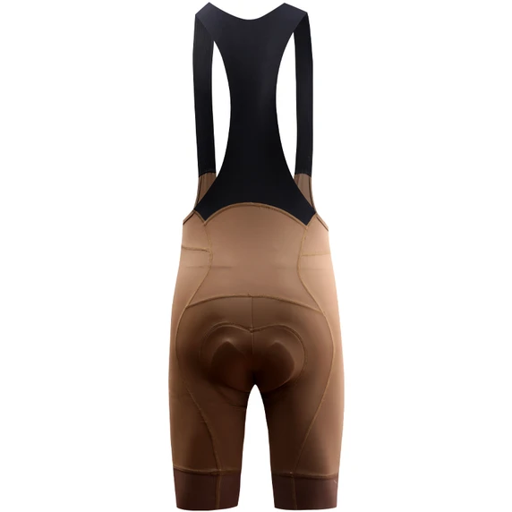 Caffeine and Cranks Core Bib Shorts Mocha Mens