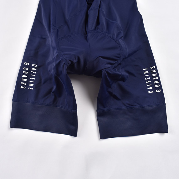Caffeine and Cranks Core Bib Shorts Navy Mens