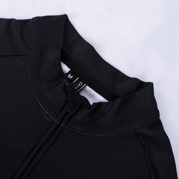 Caffeine and Cranks Core Thermal Jersey Black Mens