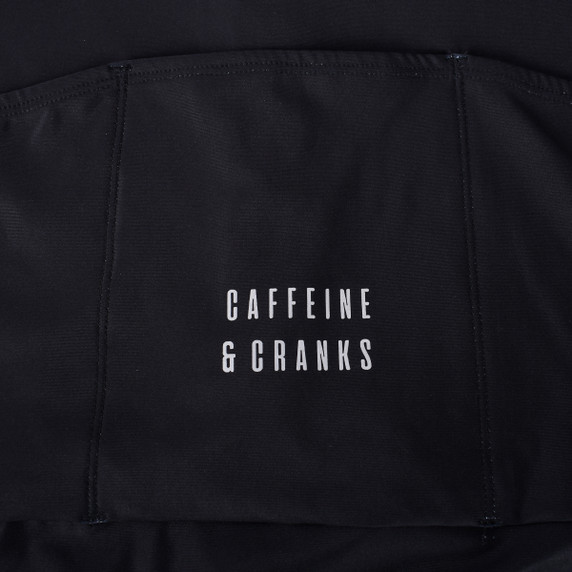 Caffeine and Cranks Core Thermal Jersey Black Mens