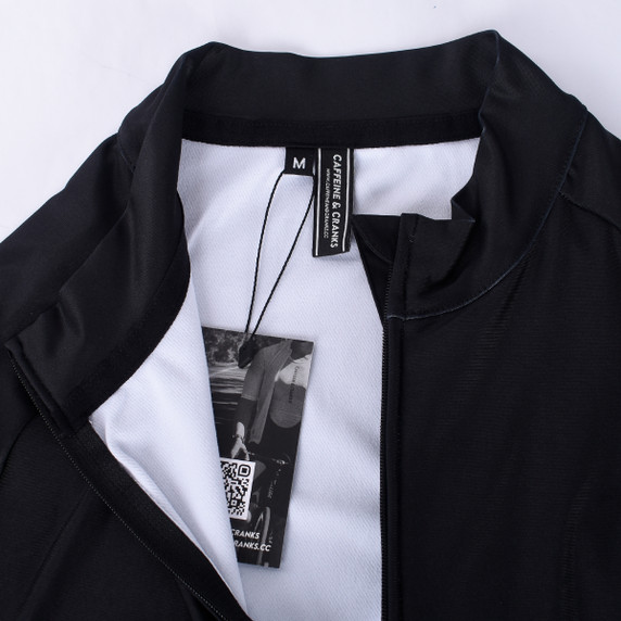 Caffeine and Cranks Core Thermal Jersey Black Mens