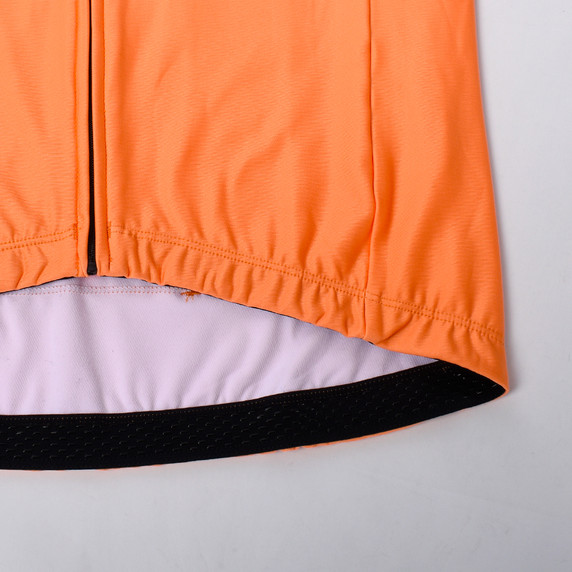 Caffeine and Cranks Core Thermal Jersey Orange Mens