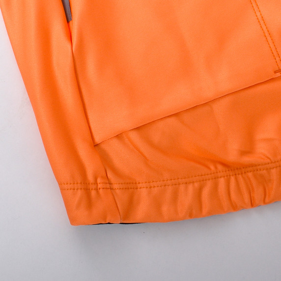 Caffeine and Cranks Core Thermal Jersey Orange Mens