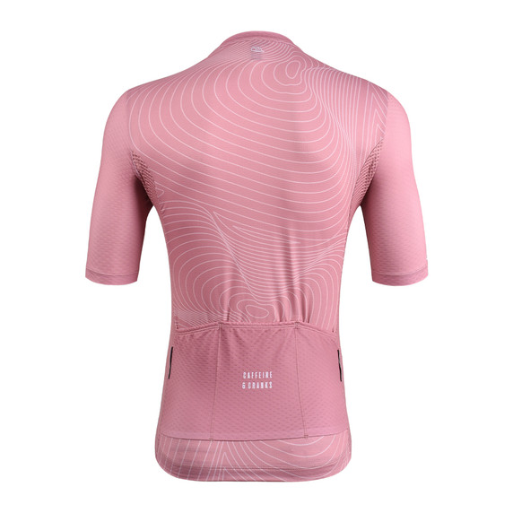 Caffeine and Cranks Garnet Topo Jersey Mens