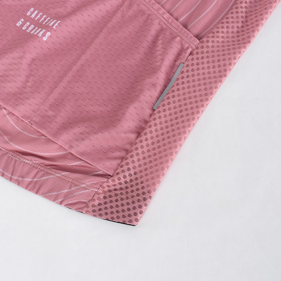 Caffeine and Cranks Garnet Topo Jersey Mens