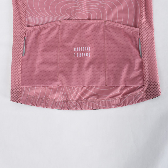 Caffeine and Cranks Garnet Topo Jersey Mens