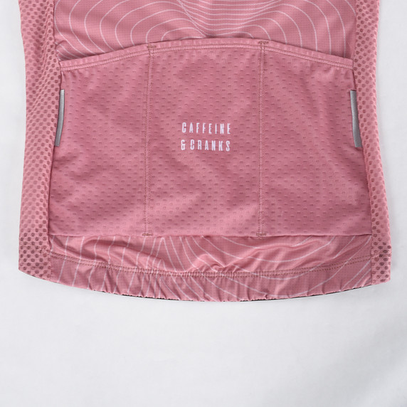 Caffeine and Cranks Garnet Topo Jersey Womens