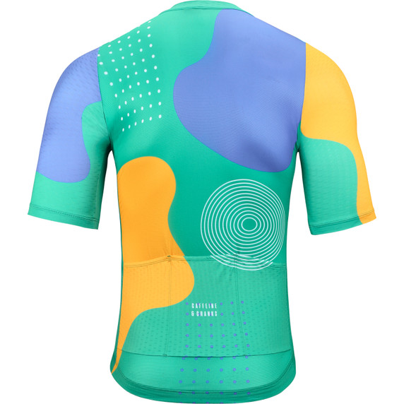 Caffeine and Cranks Memphis Bright Jersey Mens