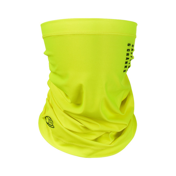 Caffeine and Cranks Neck Warmer Yellow (Fluro)
