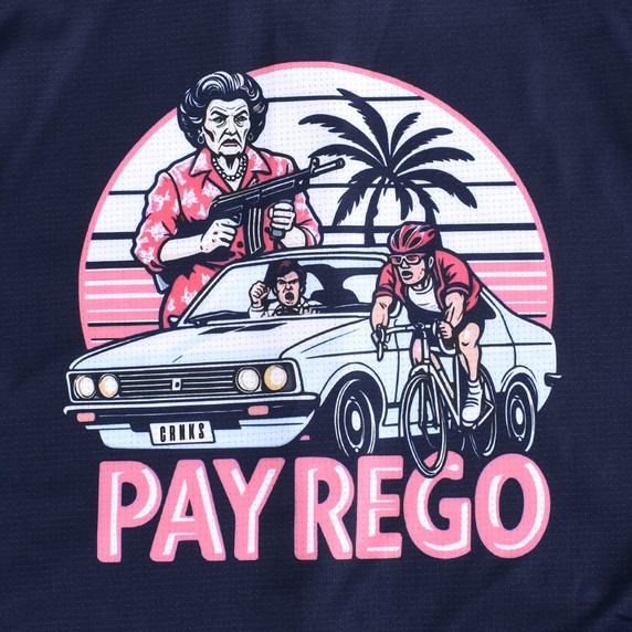 Caffeine and Cranks Pay Rego Jersey Mens