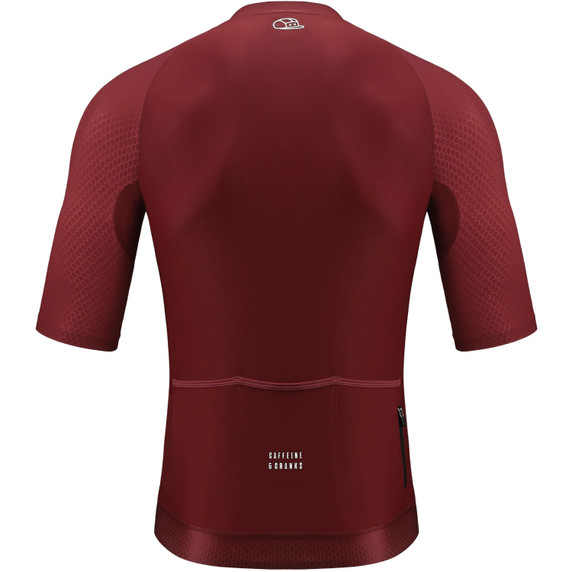 Caffeine and Cranks Pinnacle Jersey Wine Mens