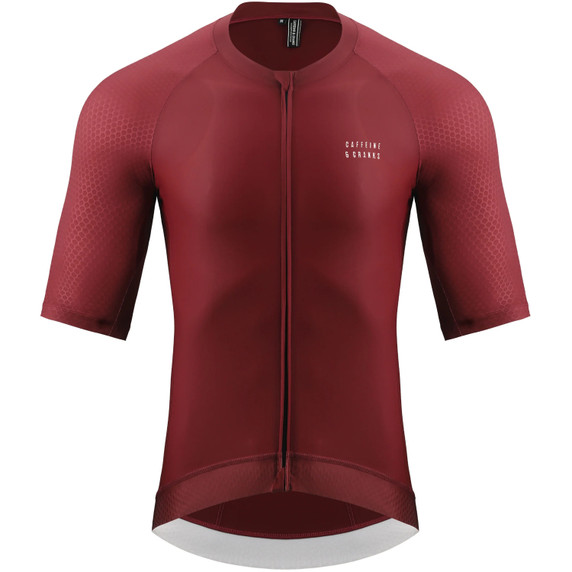 Caffeine and Cranks Pinnacle Jersey Wine Mens