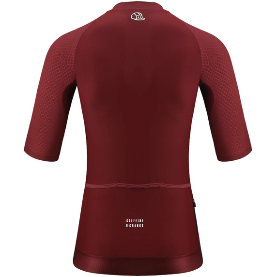 Caffeine and Cranks Pinnacle Jersey Wine Womens