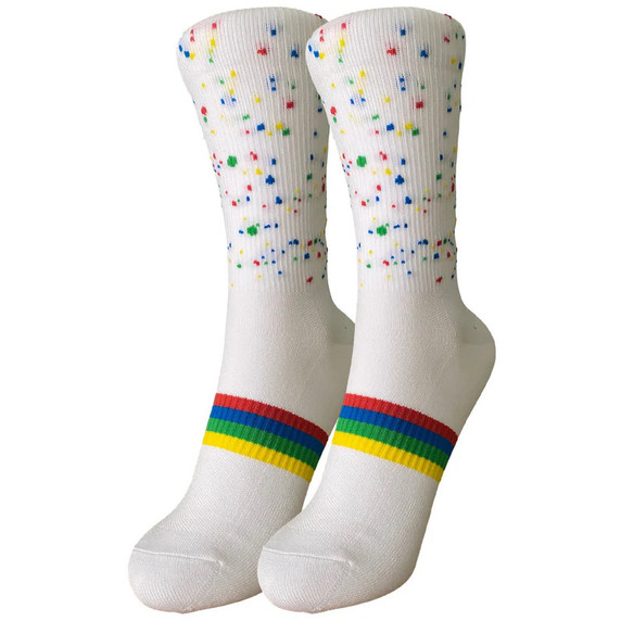 Zeffz Socks White Speckle