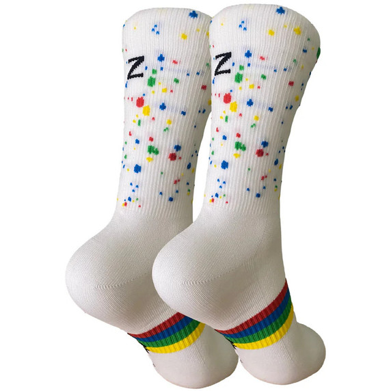 Zeffz Socks White Speckle