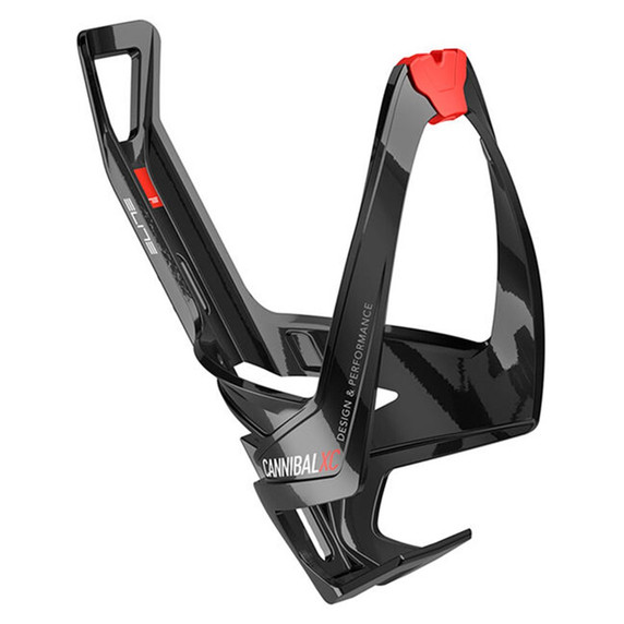 Elite Cannibal XC Black/Red Bottle Cage