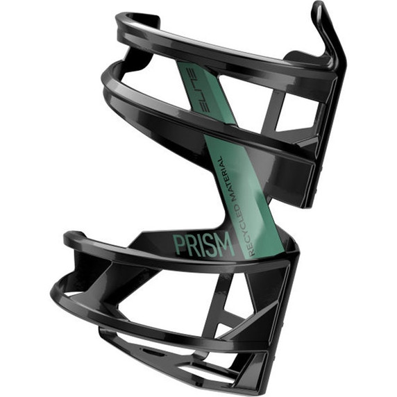 Elite Prism Recycled Material Side Load Bottle Cage Black Skin LH