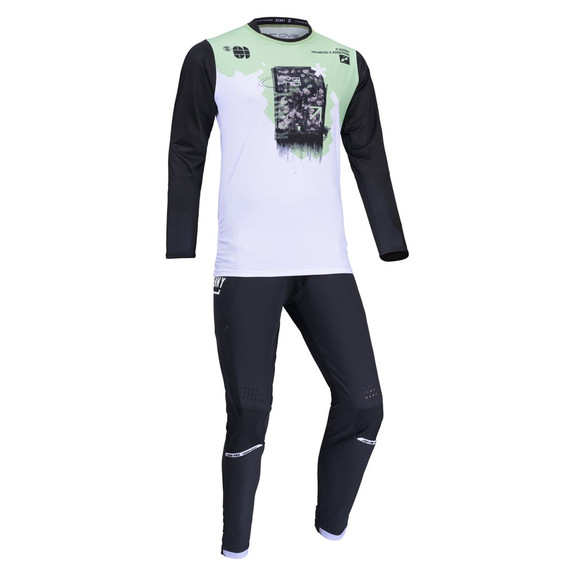 Kenny Racing Jersey Evo Pro LS Green & White