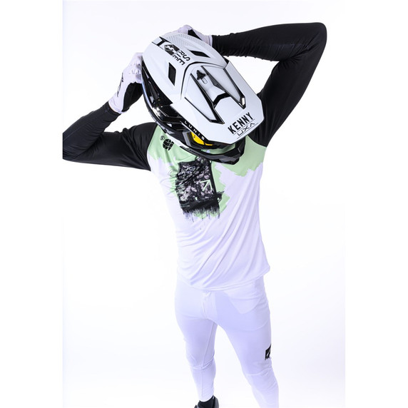 Kenny Racing Jersey Evo Pro LS Green & White