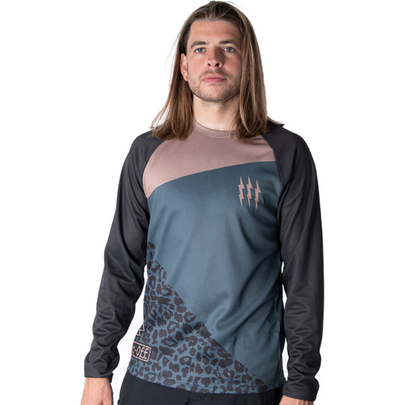 Muc-Off Riders LS Jersey Leopard/Grey